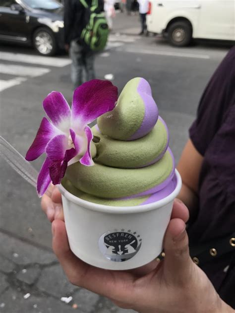 [I ate] Matcha and Taro ice cream : r/food