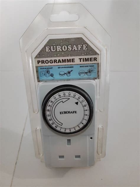 Timer Plug, TV & Home Appliances, Electrical, Adaptors & Sockets on ...