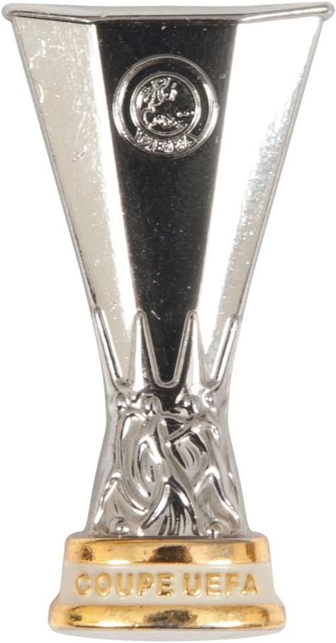 Amazon.com: UEFA Europa League Unisex_Adult UEFA EL PIN Cup 2D, Silver ...