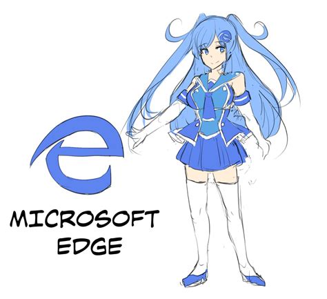 Microsoft Edge Anime Girl