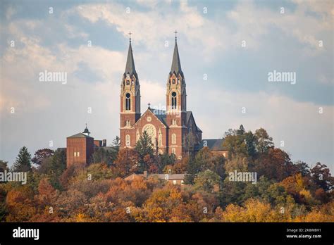 Holy Hill National Shrine of Mary church located in Wisconsin Stock ...