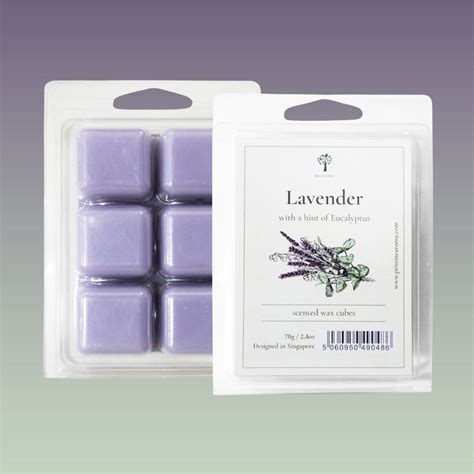 Scented Wax Melt Cubes | Lavender & Eucalyptus Scent – Pristine SG