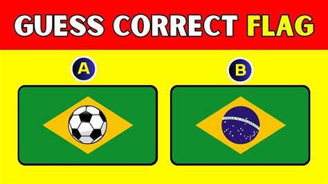 Guess The Correct Flag | 50 Flag Quiz - YouTube