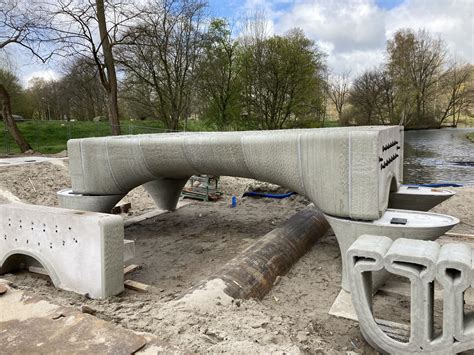 World’s longest 3D printed concrete pedestrian bridge unveiled in ...