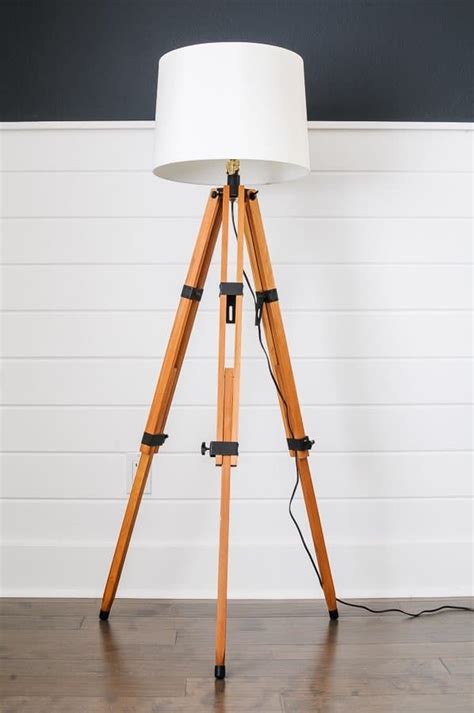 How to Make a Floor Lamp out of a Tripod - Joyful Derivatives