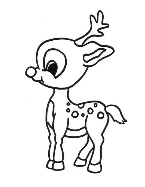 Free Printable Rudolph Coloring Pages For Kids