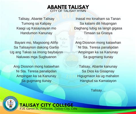 Abante... - Talisay City College - Supreme Student Council