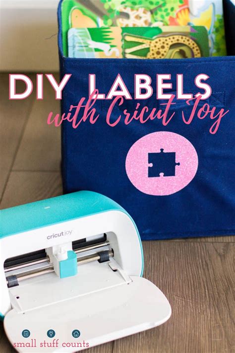 5 DIY Labels Made With Cricut Joy - Small Stuff Counts