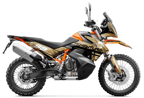 Kit déco KTM Adventure 790 / 890 SAND Séries - NG kit déco