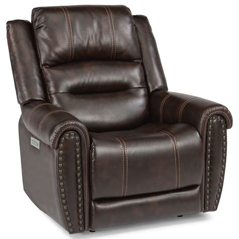 Flexsteel Latitudes - Oscar Power Recliner with Power Headrest and ...