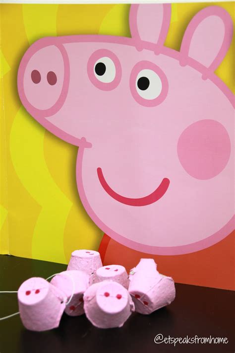 How to make a Peppa Pig nose! - ET Speaks From Home | Peppa pig ...