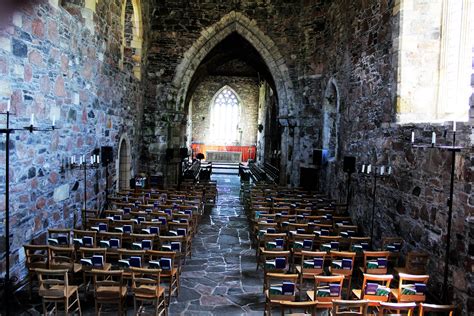 Iona is a Scottish island chosen by Columba as site for a monastery in 563