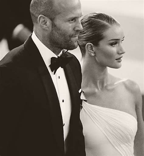 Jason Statham with his wife Rosie Huntington Whiteley | Rosie and jason ...