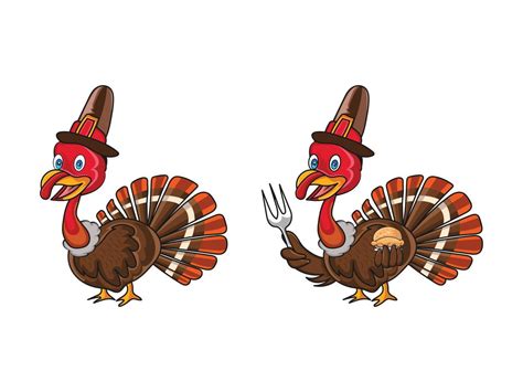 Thanksgiving turkey vector art illustration 13789446 Vector Art at Vecteezy