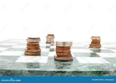 Chess coins stock photo. Image of saving, success, retirement - 20913748