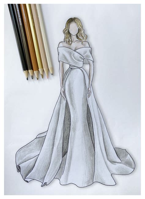 Fashion Prom Dresses Sketches