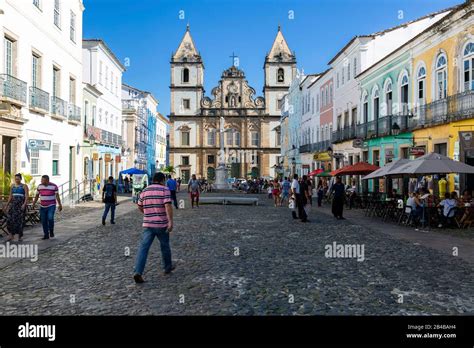 Brazil, Bahia state, Salvador de Bahia, historic center, street scenes ...