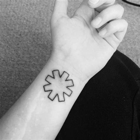 RHCP tattoo. Wrist tattoo. Red Hot Chili Peppers. Hot Tattoos, Tattoos ...