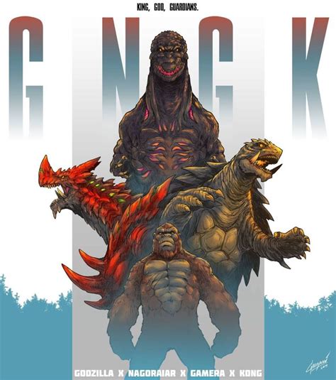 Shin Godzilla vs. King Kong vs. Gamera vs. Nagoraiar in a Digital Comic ...