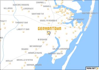 Germantown (United States - USA) map - nona.net