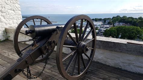 Canon at Fort Mackinac on Mackinac Island, Michigan | Mackinac island ...