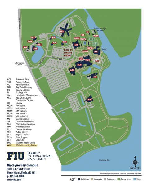 Modesto Maidique Campus Map - Map Of Massachusetts