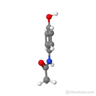 Acetaminophen Structure - C8H9NO2 - Over 100 million chemical compounds ...