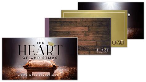 Sermon Series Kit - 5-Week Advent Series, The Heart of Christmas ...