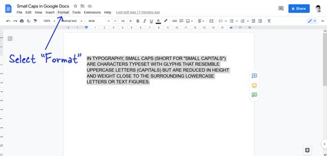 How to Do Small Caps in Google Docs - AppsThatDeliver