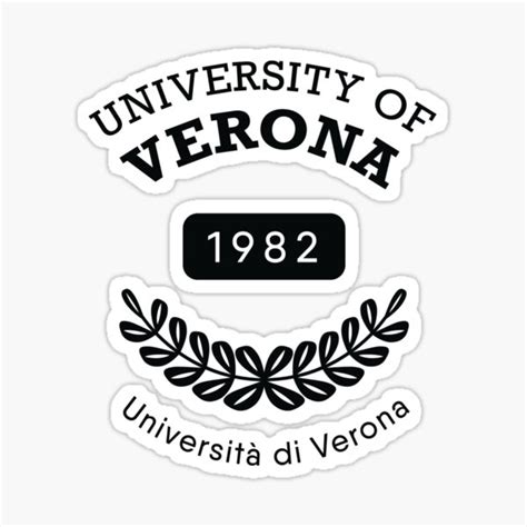 "University of Verona" Sticker for Sale by artadon | Redbubble