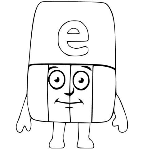 Free Printable Alphablocks Coloring Pages