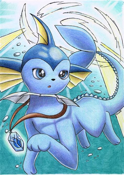 Vaporeon underwater - Pokémon Fan Art (23417730) - Fanpop