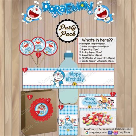 Doraemon Party Pack – IzsyPizsy