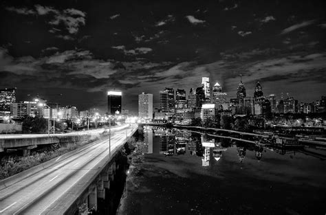 Black and White Cityscape - Philadelphia Photograph by Bill Cannon ...