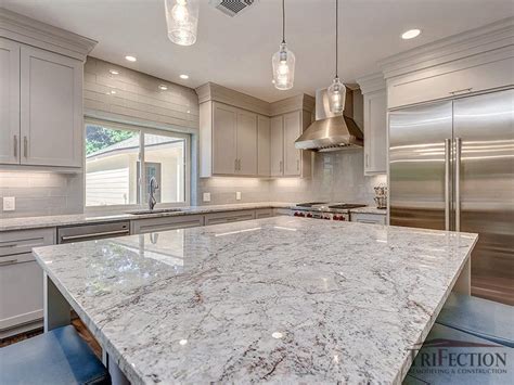 White Spring Granite Countertops | TriFection Remodeling & Construction ...