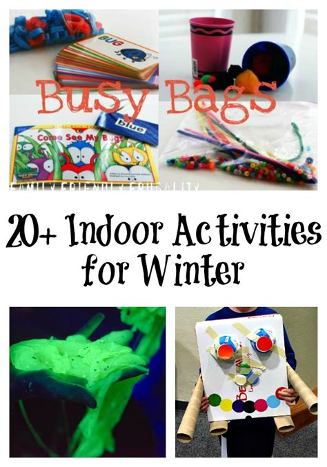 Win The Day With These 20+ Indoor Activity Ideas for Winter - Sippy Cup Mom