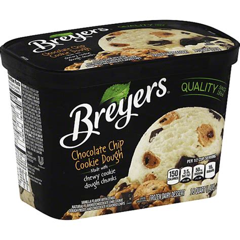 Breyers Ice Cream, Chocolate Chip Cookie Dough | Ice Cream | Foodtown