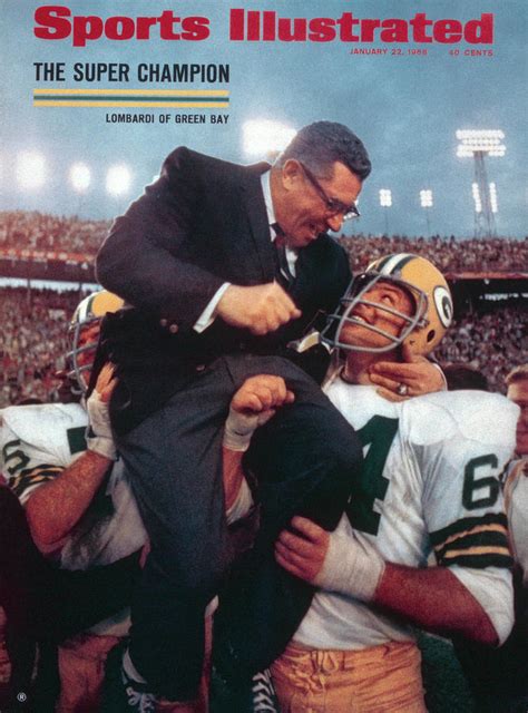 Green Bay Packers Coach Vince Lombardi, Super Bowl II Sports ...