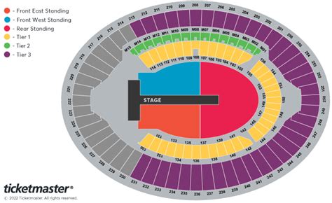 The Weeknd: After Hours til Dawn Tour Seating Plan - London Stadium