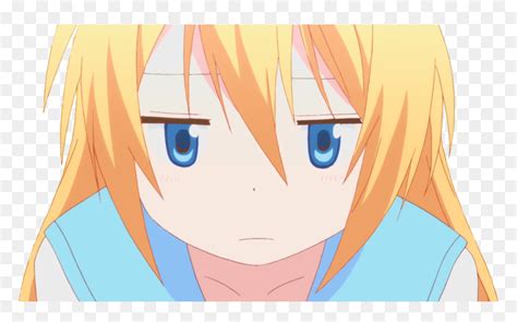 Chitoge Kirisaki Profile , Png Download - Anime Girl Poker Face ...