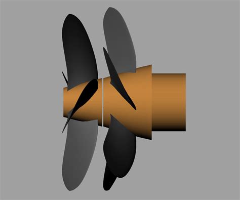 Contra-rotating propeller design for prototype unmanned underwater ...