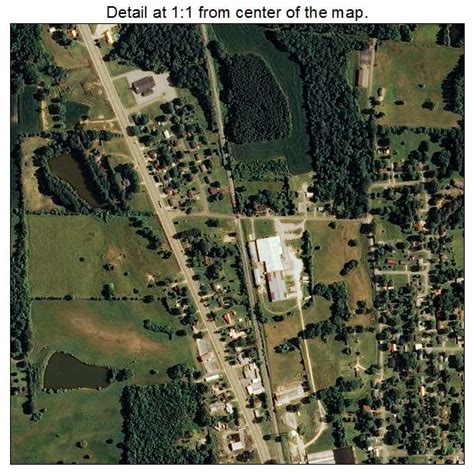 Aerial Photography Map of Greenfield, TN Tennessee