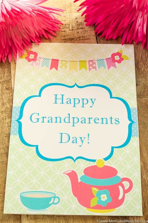 Grandparents Day Card Printable - Printable Word Searches