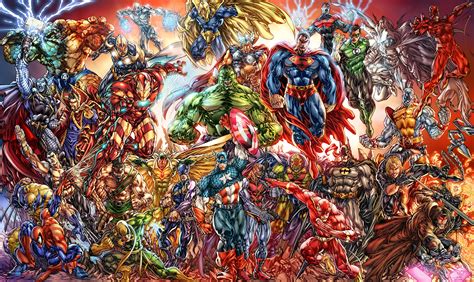 🔥 [140+] Marvel DC Wallpapers | WallpaperSafari