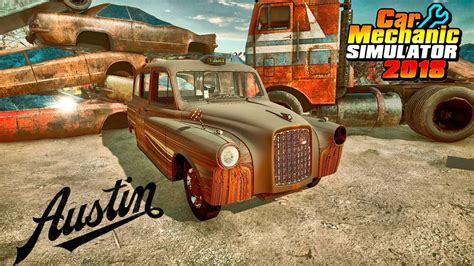 Austin FX4 restoration - Car Mechanic Simulator 2018 - YouTube