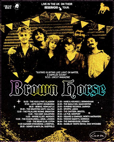 Brown Horse Announce Spring 2024 UK Tour - Debut Album "Reservoir" Due ...