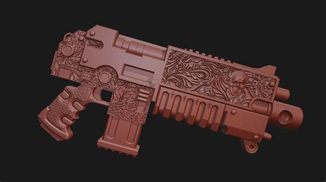 Warhammer 40K Inspired Boltgun 3D Print STL FILE - Etsy