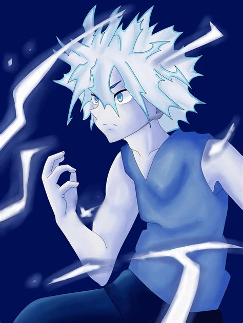 Killua GodSpeed by camilaobam on DeviantArt