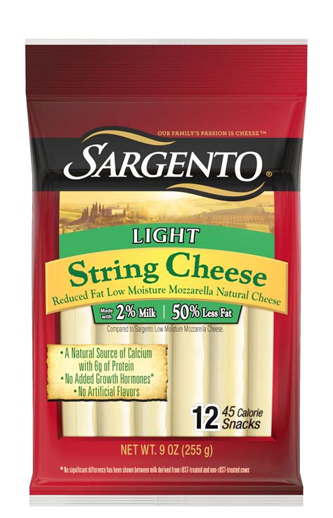 Sargento® Reduced Fat Low Moisture Part-Skim Mozzarella Natural Cheese ...