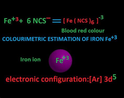 Electron Configuration Of Iron Iii Ion - Worksheets